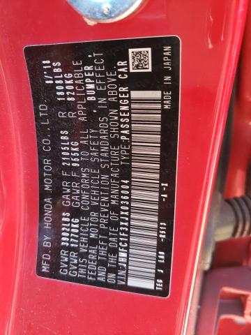 JHMFC1F3XJX036004 Honda CIVIC EX