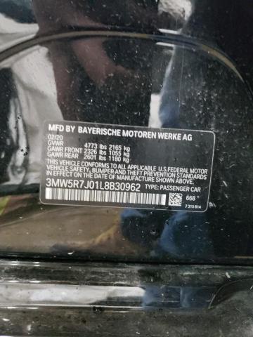 3MW5R7J01L8B30962 BMW 330XI