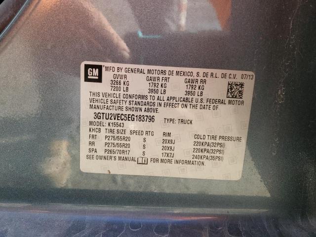 3GTU2VEC5EG183796 GMC Sierra K1500 Slt