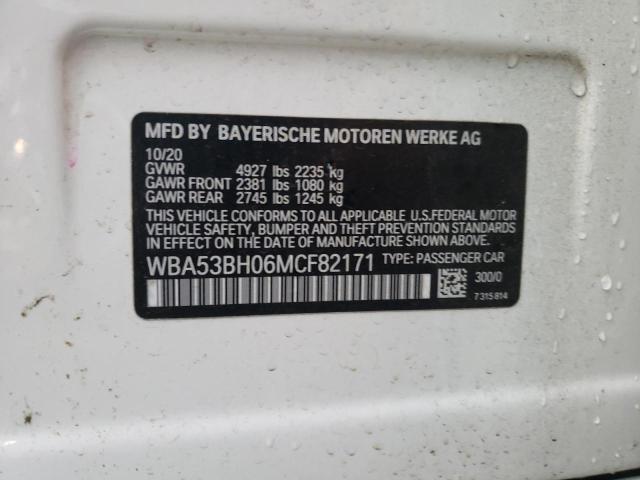 WBA53BH06MCF82171 BMW 530 I