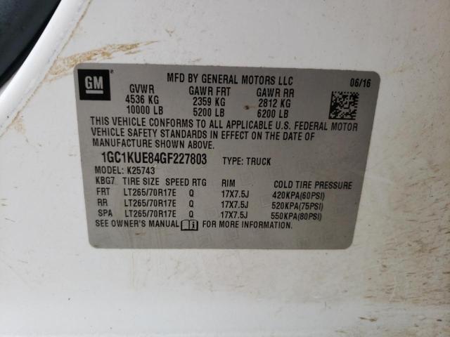 1GC1KUE84GF227803 Chevrolet Silverado K2500 Heavy Duty