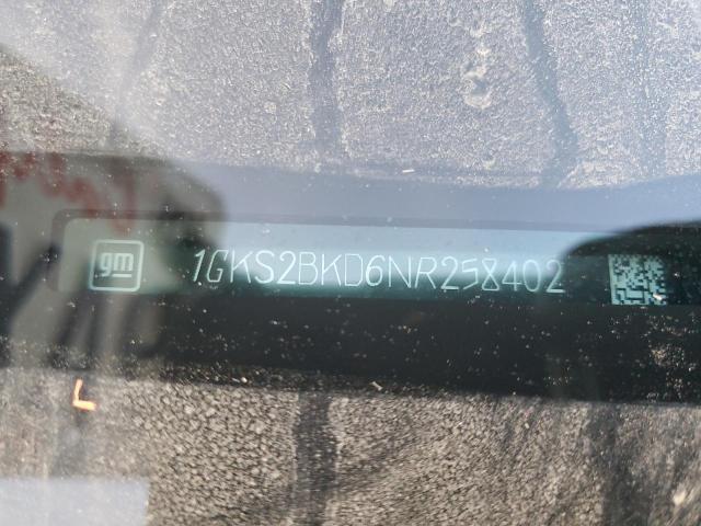 1GKS2BKD6NR258402 GMC YUKON SLT