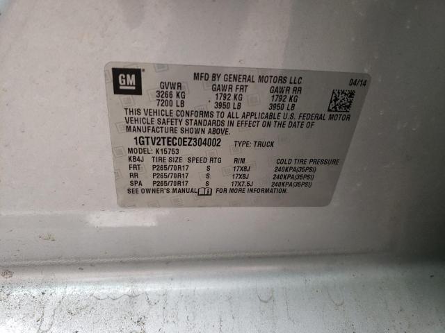 1GTV2TEC0EZ304002 GMC Sierra K1500