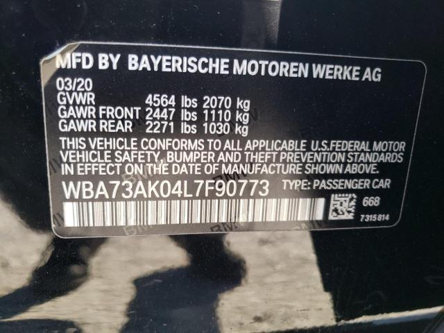 WBA73AK04L7F90773 BMW 228XI