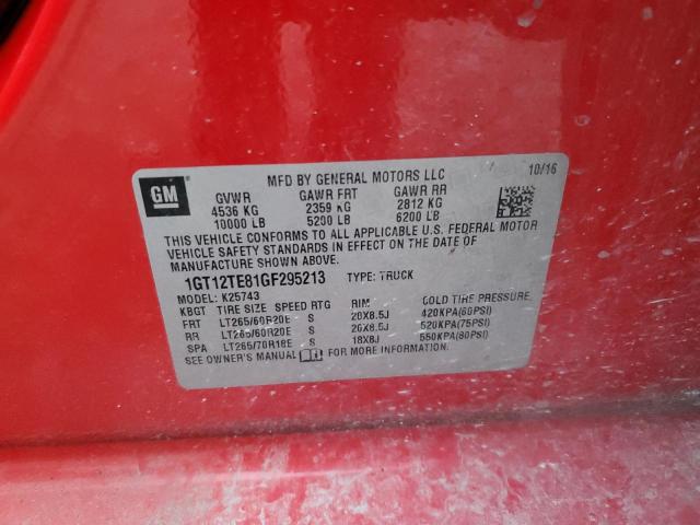 1GT12TE81GF295213 GMC Sierra K2500 Slt