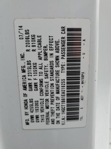 1HGCT1B81EA016255 Honda ACCORD EXL