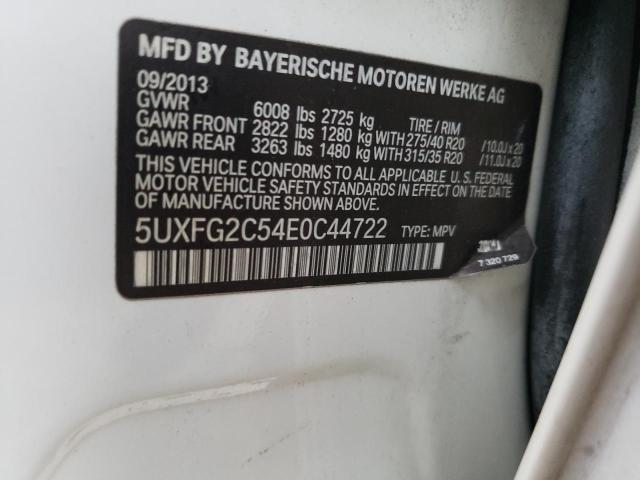 5UXFG2C54E0C44722 BMW X6 Xdrive35i