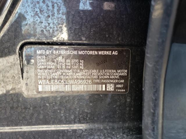WBAJE5C53JWA96926 BMW 540 I