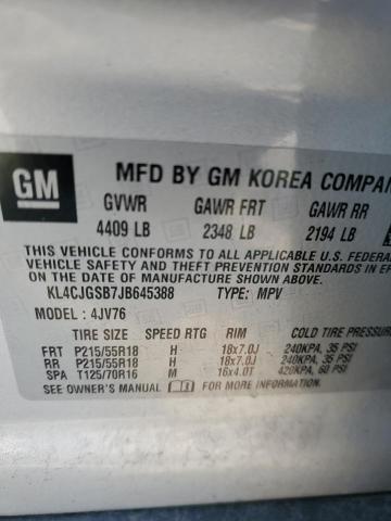 KL4CJGSB7JB645388 Buick Encore Essence