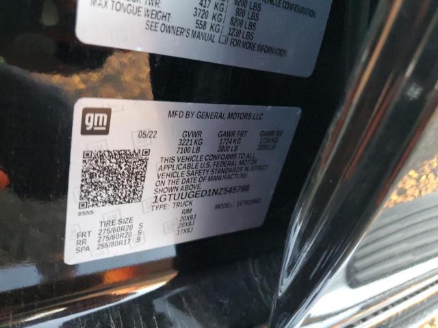 1GTUUGED1NZ545766 GMC Sierra K1500 Denali