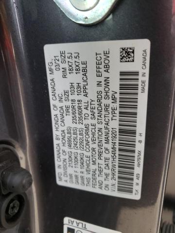 2HKRW1H54MH419201 Honda CR-V EX