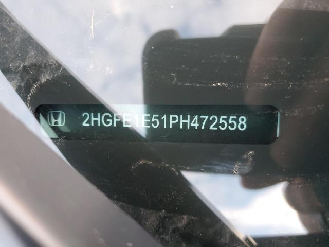 2HGFE1E51PH472558 Honda CIVIC SI