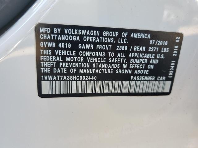 1VWAT7A38HC002440 Volkswagen PASSAT S