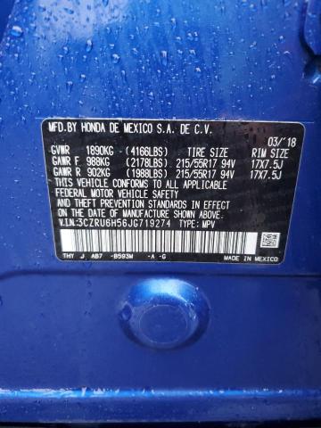 3CZRU6H56JG719274 Honda HR-V EX