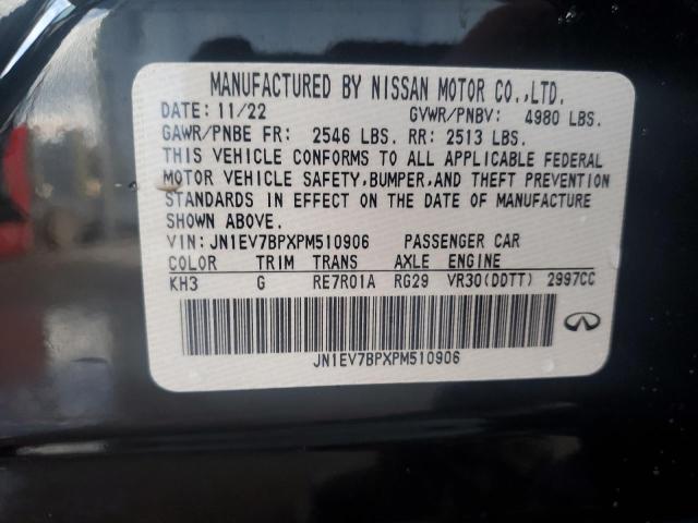 JN1EV7BPXPM510906 Infiniti Q50 LUXE