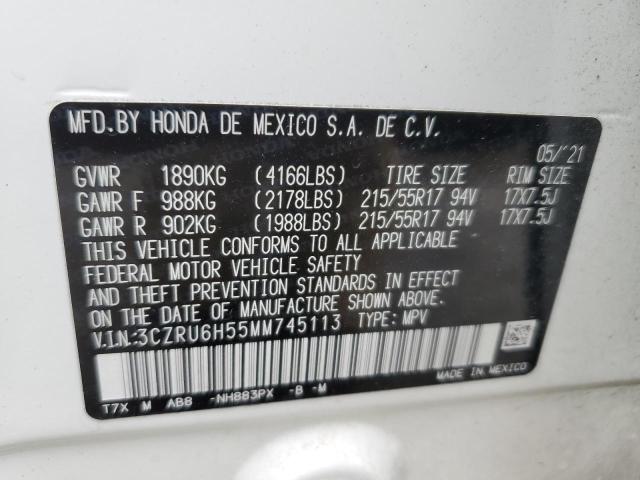 3CZRU6H55MM745113 Honda HR-V EX