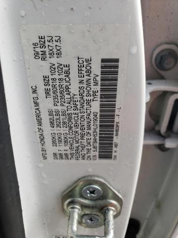 5J8TB4H53HL019040 Acura Rdx Technology