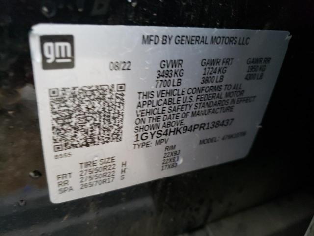 1GYS4HK94PR138437 Cadillac Escalade V Sport