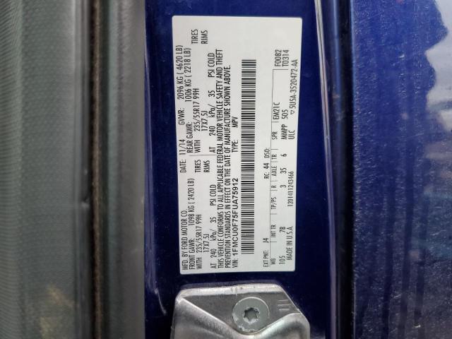 1FMCU0F75FUA75912 Ford ESCAPE S