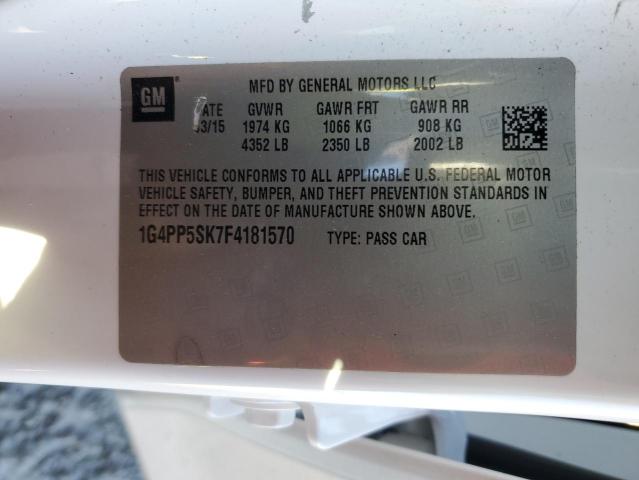 1G4PP5SK7F4181570 Buick Verano