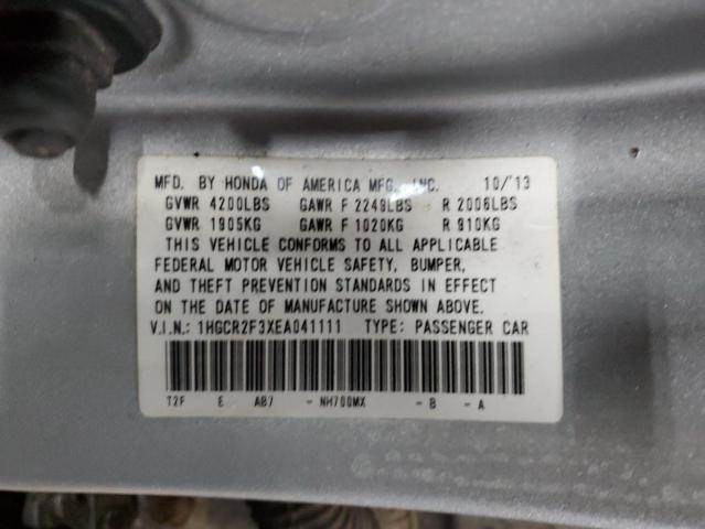 1HGCR2F3XEA041111 Honda ACCORD LX