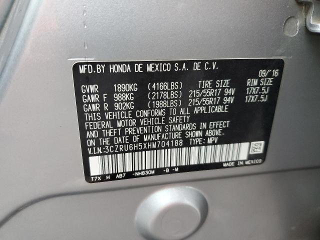 3CZRU6H5XHM704188 Honda HR-V EX