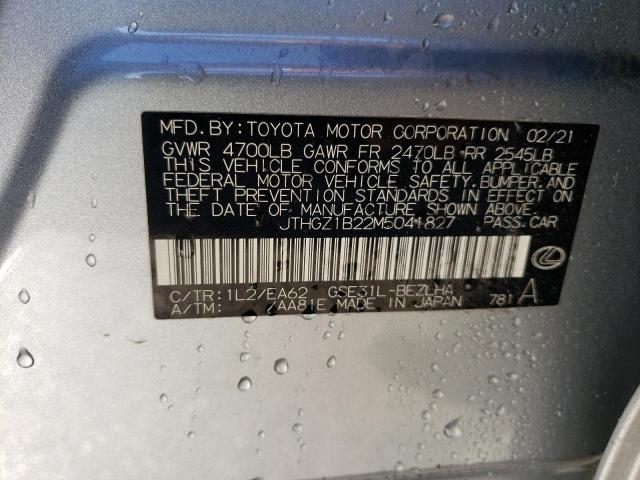 JTHGZ1B22M5041827 Lexus Is 350 F-sport
