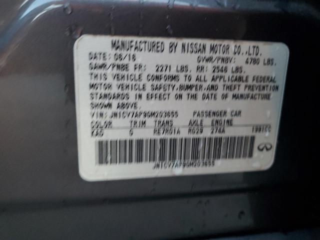 JN1CV7AP9GM203655 Infiniti Q50 BASE