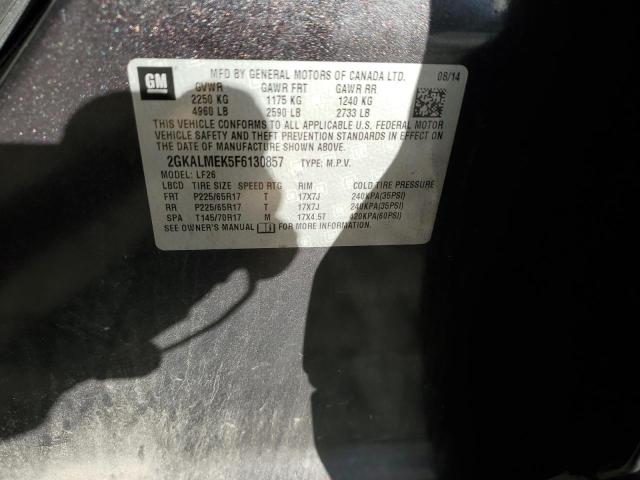 2GKALMEK5F6130857 GMC Terrain Sle