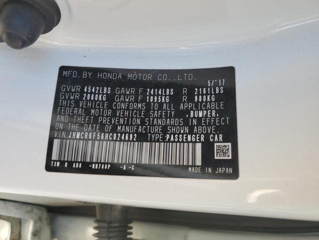 JHMCR6F56HC024692 Honda Accord Hybrid Exl