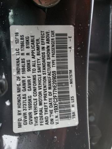 19XFC2F77HE209059 Honda CIVIC EX