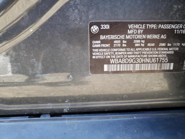 WBA8D9G30HNU61755 BMW 330 XI