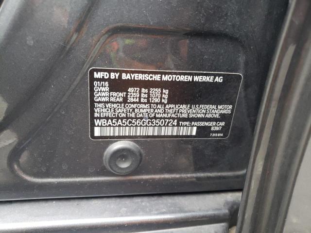 WBA5A5C56GG350724 BMW 528 I