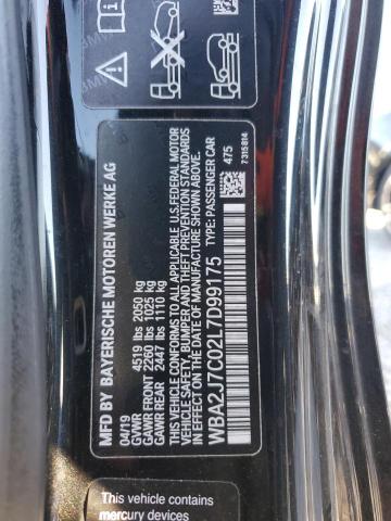 WBA2J7C02L7D99175 BMW M240XI