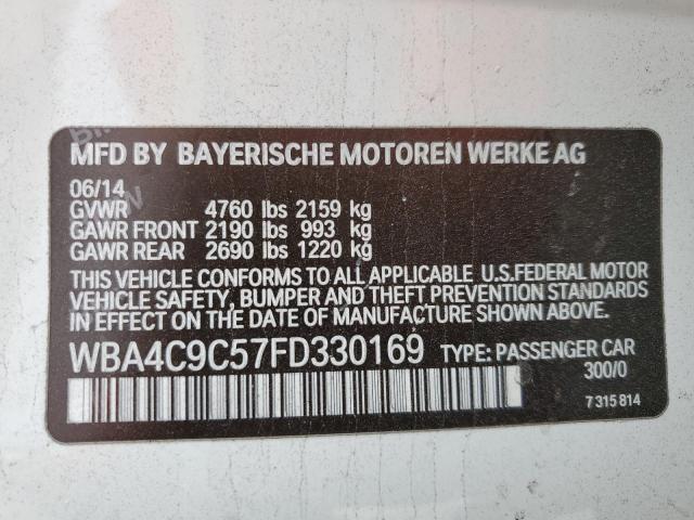 WBA4C9C57FD330169 BMW 428 Xi Gran Coupe Sulev