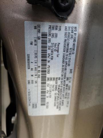 1FADP3F28JL327906 Ford FOCUS SE