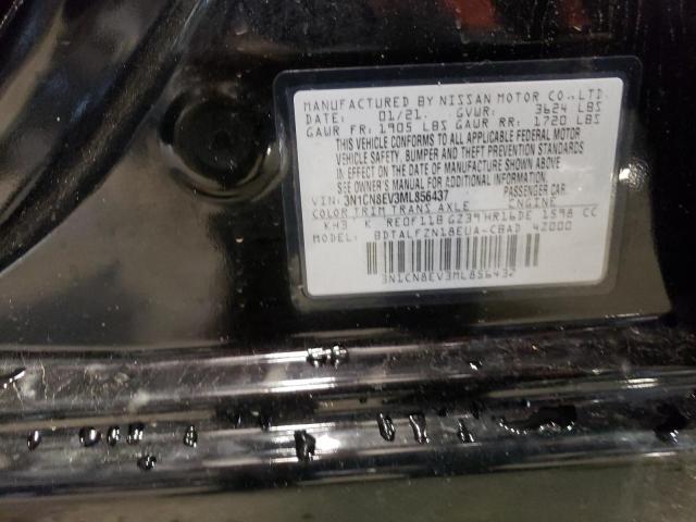 3N1CN8EV3ML856437 Nissan VERSA SV