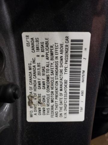 2HGFC1E55JH704382 Honda CIVIC SI