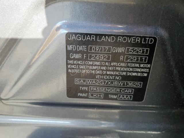 SAJWA2G7XJ8W13625 Jaguar Xjl Portfolio