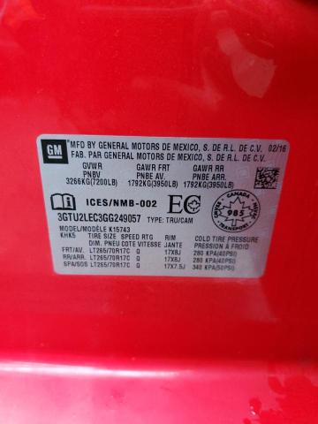 3GTU2LEC3GG249057 GMC Sierra K1500