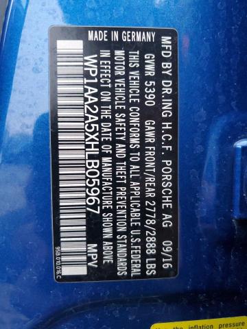 WP1AA2A5XHLB05967 Porsche Macan