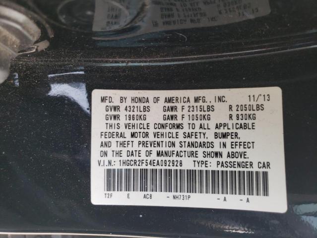 1HGCR2F54EA092928 Honda Accord Sport