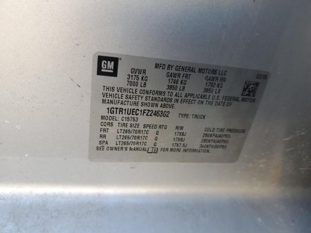1GTR1UEC1FZ246302 GMC Sierra C1500 Sle