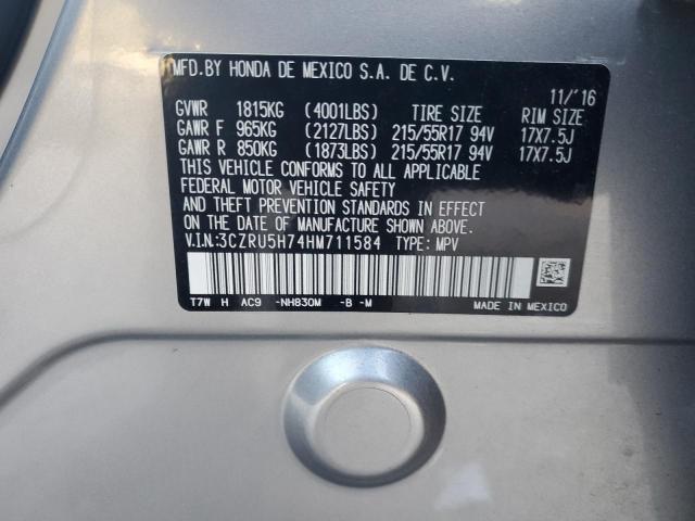 3CZRU5H74HM711584 Honda Hr-v Exl