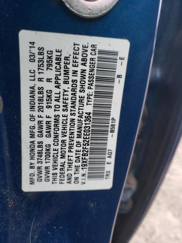 19XFB2F52EE031364 Honda Civic Lx