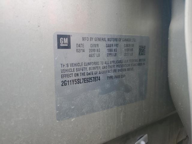 2G11Y5SL7E9257874 Chevrolet IMPALA LS