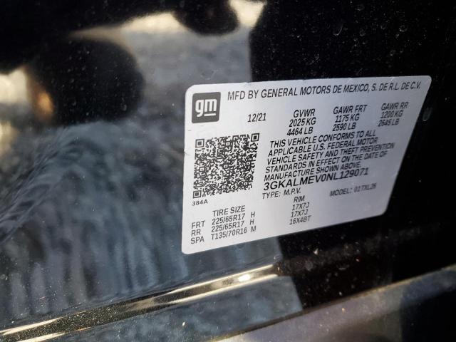 3GKALMEV0NL129071 GMC Terrain Sle
