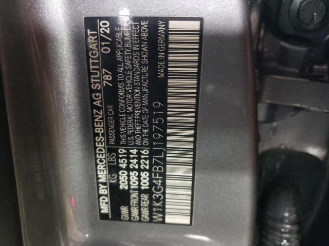 W1K3G4FB7LJ197519 Mercedes-Benz A 220 4matic