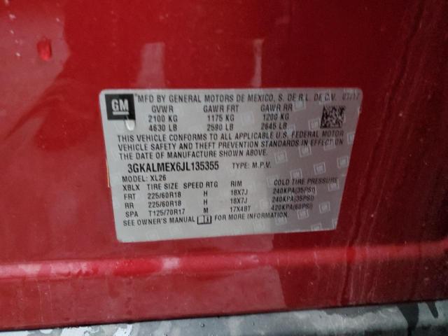 3GKALMEX6JL135355 GMC Terrain Sle