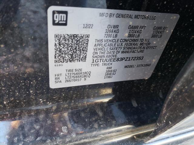 1GTUUEE83PZ172353 GMC Sierra K1500 At4